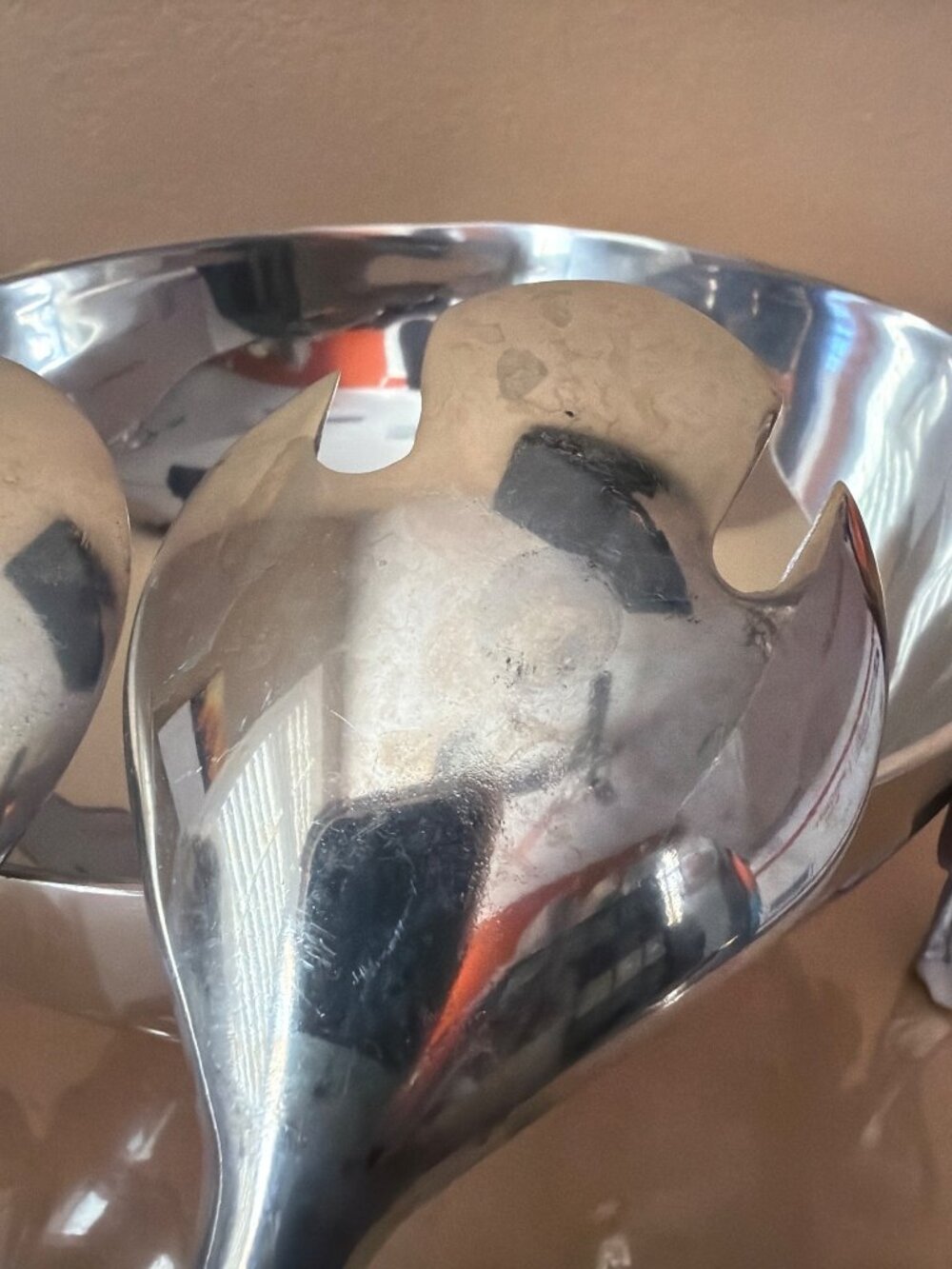 Vintage Aluminum Elephant Centerpiece Bowl with Servers Safari Wildlife Decor - Picture 8 of 16